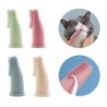 Hunde-/Katzen-Zahnbürste, superweich, für Haustiere, Zahnreinigung, Mundgeruchspflege, ungiftige Silikon-Zahnbürste, Reinigun