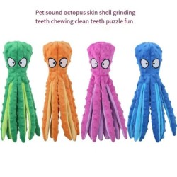 Haustier Plüsch Spielzeug Katze Hund Stimme Octopus Shell Puzzle Spielzeug Biss Beständig Interaktive Haustier Hund Zähne Rei