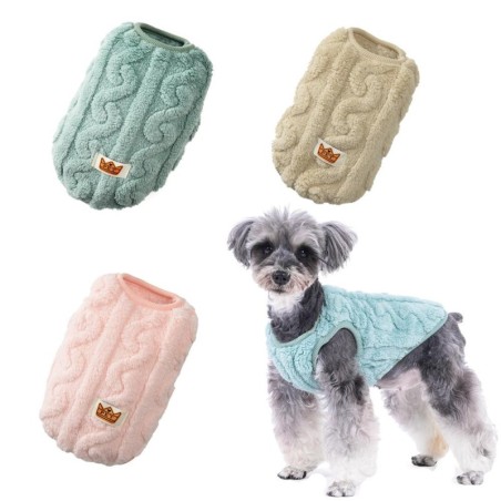 Warme Hundekleidung für Herbst und Winter für kleine und mittelgroße Hunde, Katzen, weich und gemütlich, Outdoor-Welpenjacke,