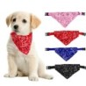 Halstuch für Hunde, Welpen, Katzen, Hundehalsband, Bandana, Halsband, Schal mit Lederhalsband, niedlich, verstellbar, kleine