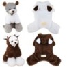 Warme Fleece-Haustier-Kapuzenpullover für kleine und mittelgroße Hunde, Kleidung, Schlafanzug für Französische Bulldoggen, Ch