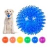 Haustier Hund Spielzeug Katze Welpen Sounding Spielzeug Polka Quietschende Zahn Reinigung Ball TPR Ausbildung Haustier Zähne