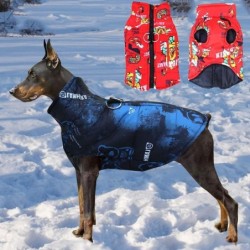 Winter Warme Haustier Mantel Jacke für Mittelgroße Hunde Wasserdichte Große Hundekleidung Schäferhunde Windhunde mascotas Kle
