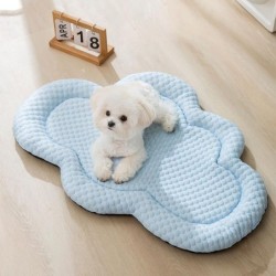 Kühlende Hundebettmatte für Frühling und Sommer, universell, weich, rutschfest, übergroße Schlafmatte für Haustiere, für klei
