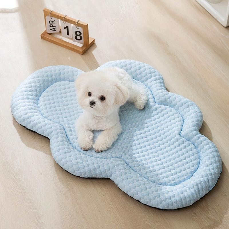 Kühlende Hundebettmatte für Frühling und Sommer, universell, weich, rutschfest, übergroße Schlafmatte für Haustiere, für klei