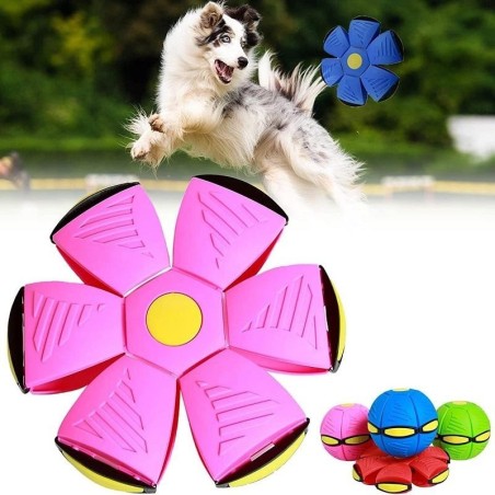 Interaktives Hundespielzeug mit fliegenden Untertassenbällen, magisches lustiges Haustierspielzeug, fliegende Untertasse, Hun