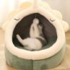 Bett Katzenhaus Eigentumswohnung für drinnen oder draußen Katzenzelt Sehr weiche kleine Hundematte Tasche für waschbare Höhle