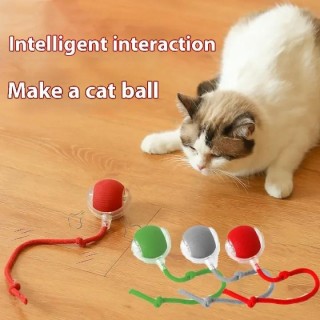Intelligentes Katzenspielzeug, interaktiver Ball, elektrisches Haustierspielzeug für Katzen, automatischer rollender Ball, Kä