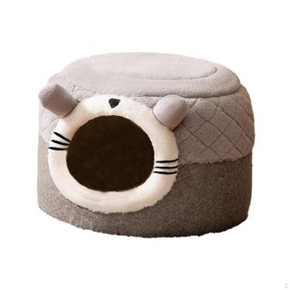 Cat Bed House Round Shape for Cozy Nesting in Yurt Size L