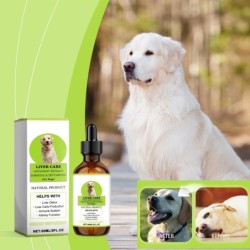 Leberpräparate für Hunde, Nahrungsergänzungsmittel für Leber- und Nierenfunktion, 60 ml One Size