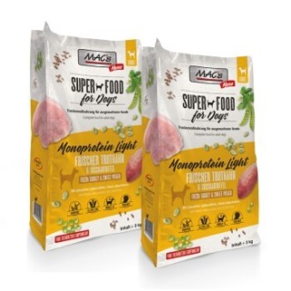 MAC's Dog Mono Trockenfutter Hund Senior Light Truthahn 2x3 kg