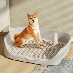 Trainingstoilette, Haustiertoilette für kleine Hunde und Katzen, tragbare Hundetrainingstoilette, Welpenunterlage, Halterabla