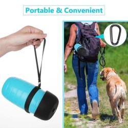 850 ml große tragbare Hundewasserflasche mit großem Fassungsvermögen, leichter, auslaufsicherer Getränkespender für Haustiere