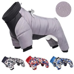 Winter warme verdickte Haustier-Hundejacke, wasserdichte Hundekleidung für kleine mittelgroße Hunde, Welpenmantel, Chihuahua,