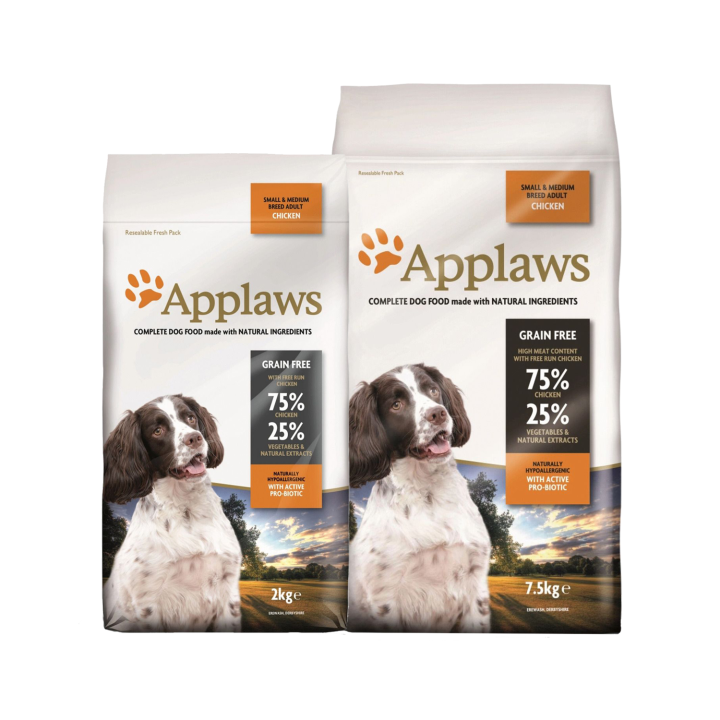 Applaws Adult Small & Medium Hundefutter - Huhn - 7,5 kg