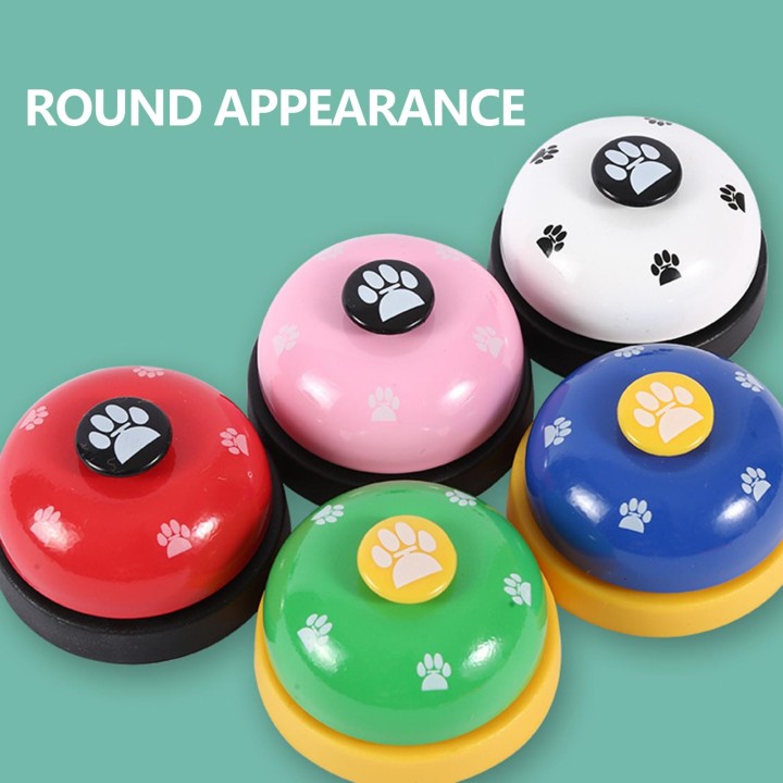 Haustier-Trainingsglocke Die Hundeklaue druckt Haustier-Reaktionstrainingsglocke Haustier-Intelligenzspielzeug