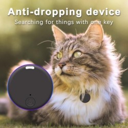 Mini Hund GPS Bluetooth 5,0 Tracker Anti-Verloren Gerät Runde Anti-Verloren Gerät Haustier Kinder Tasche Brieftasche Tracking