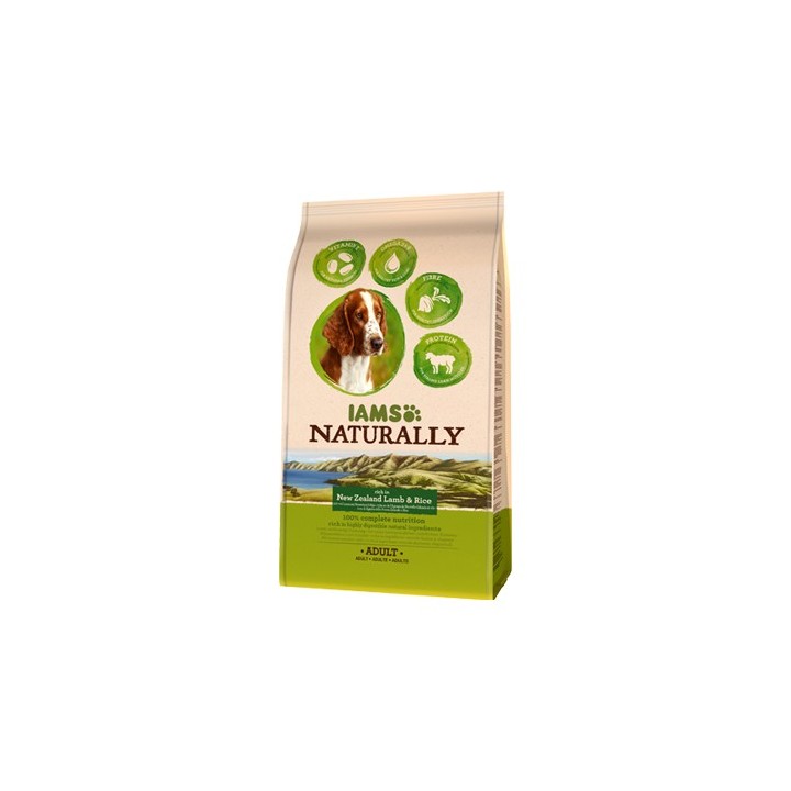 IAMS Naturally Hundefutter - Lamb & Rice - 2,7 kg