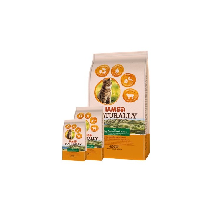 IAMS Naturally Katzenfutter - Lamb & Rice - 700 g