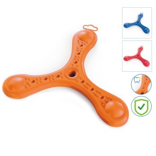 nobleza Beißfeste Frisbee für Hunde orange