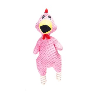 nobleza Hundespielzeug Screaming Chicken pink