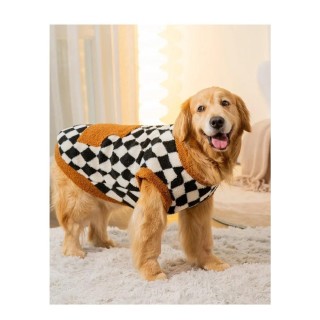 Herbst- und Winterpullover für große Hunde Warme Hundeweste Fleece-Hundemantel Haustier-Hundepullover Golden Retriever Großes