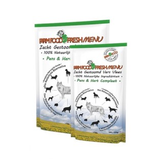 Farm Food Fresh Menu Komplett Hundefutter - Frischebeutel - Pansen & Herz - 16 x 125 g