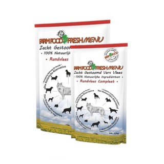 Farm Food Fresh Menu Komplett Hundefutter - Frischebeutel - Rind - 16 x 125 g