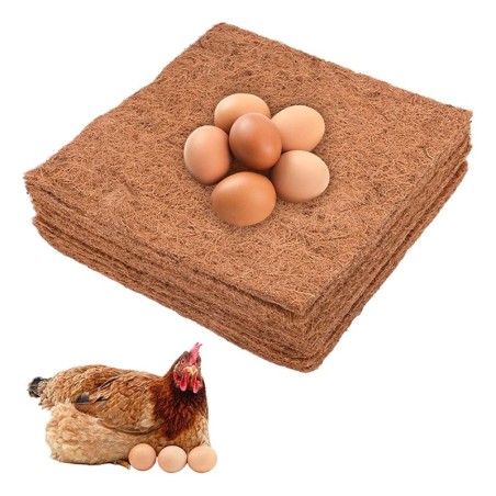 6 Stück/10 Stück zuschneidbare Hühnernistunterlagen zum Eierlegen, Nistunterlagen für Hühnerställe, Nesteinlagen, leicht zu r