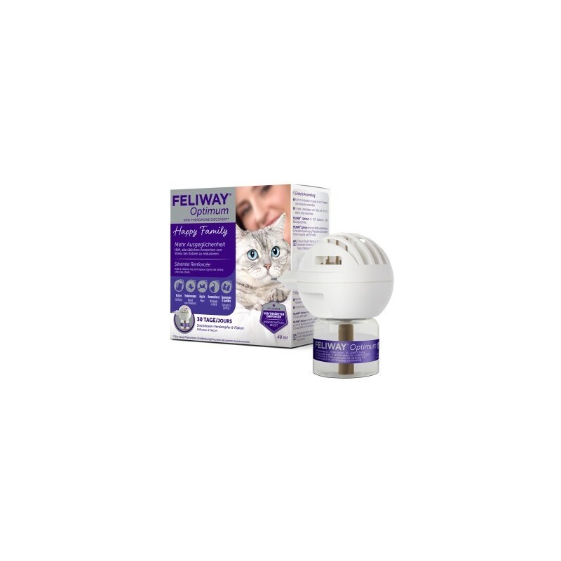 Feliway Optimum Start-Set zur Vorbeugung von Stressverhalten 48ml