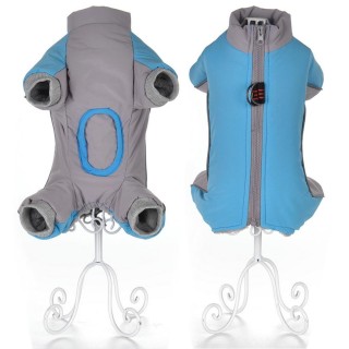 Winter-Hundekleidung für kleine und mittelgroße Hunde mit D-Ring, warm, wasserdicht, Mantel für Haustiere, Katzen und Hunde,