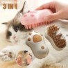 Dampfbürste für Katzen, Massagekamm für Hunde, elektrischer Wasserspray, weiche Silikon-Enthaarung, Katzenbad, Haarbürste, Ka