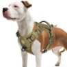 Taktisches Hundegeschirr, No-Pull-Hundegeschirr, verstellbares, atmungsaktives MOLLE-Hundewestengeschirr für mittelgroße und