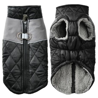 Winterhundejacke, winddicht, reflektierende Haustierkleidung für kleine Hunde, Katzenkostüm, Welpenmantel, Weste mit D-Ring,