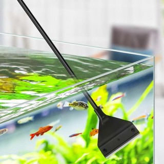 Reinigungswerkzeug für Aquarien, flacher Sand, Algenentfernung, Algenentfernungsschaber mit doppeltem Verwendungszweck, Haush