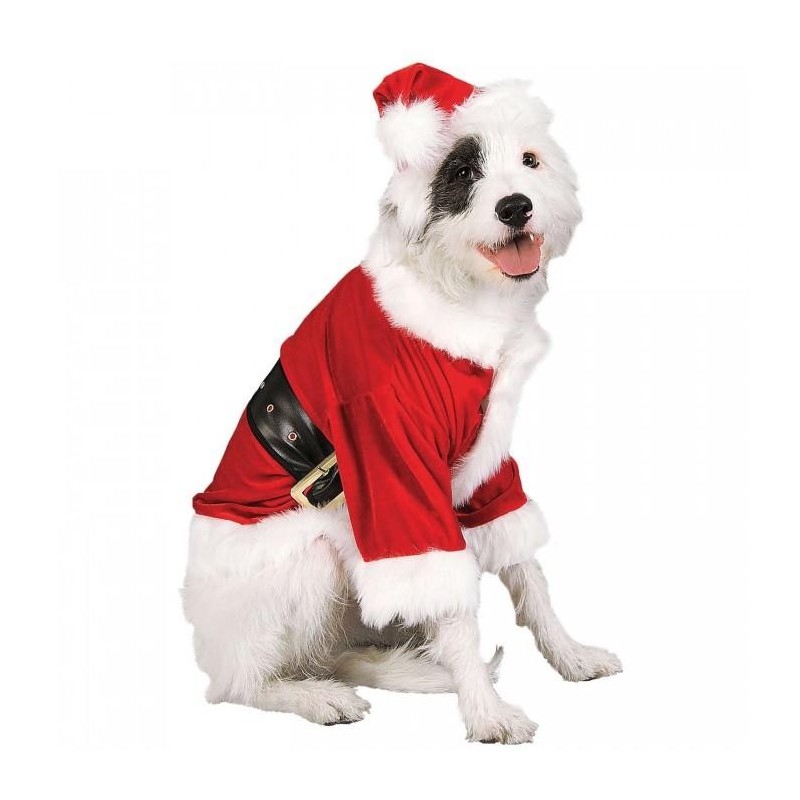 Bristol Neuheit Weihnachtsmann-Hundekostüm S weiß/rot