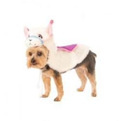 Bristol Novelty Lama Hundekostüm M rosa