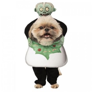 Bristol Novelty Head On A Platter Hundekostüm L grün/weiß