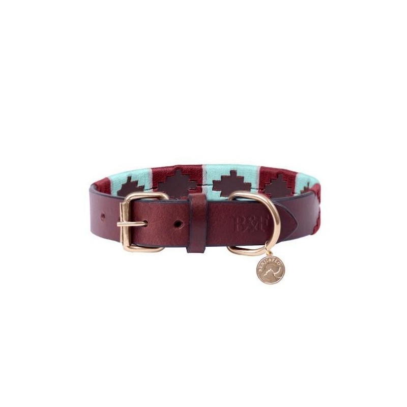 Benji & Flo Sublime Polo-Hundehalsband aus Leder XL -