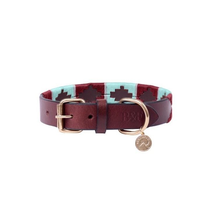 Benji & Flo Sublime Polo-Hundehalsband aus Leder XL -