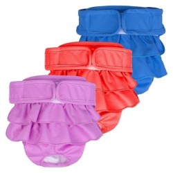 Hundehöschen Windeln für Hündinnen Physiologische Hose Mädchen Hunde Slips Haustier Welpen Shorts Unterwäsche für kleine mitt