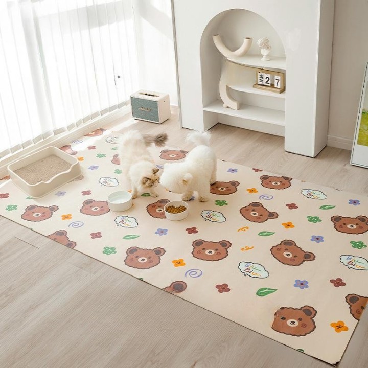 Bodenmatte für Katzen, wasserdicht und urinbeständig, spezielle Käfigmatte für Katzen, Katzenstreumatte, Hundekäfigmatte, feu