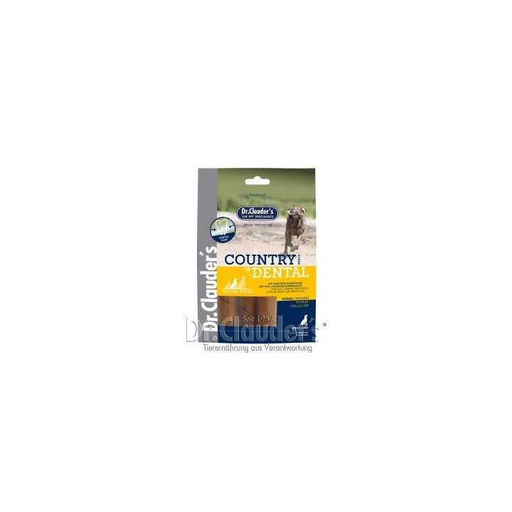 Dr. Clauder's Country Dental Snack Huhn - Medium Breed - 6x 120g