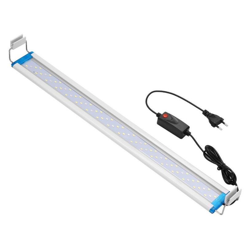 Ultradünnes Aquarium-Licht, LED-Licht, 8 Watt, für 7 bis 12 Zoll große Aquarien, drei Farbmodi 18cm EU