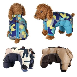 Winter-Hundekleidung, warm, für Welpen, Haustier, Mantel, Jacke, wasserdicht, reflektierende Kleidung für Hunde, Chihuahua, F