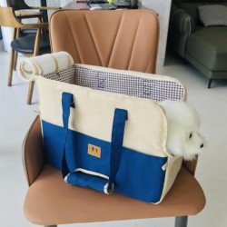 Haustiertragetasche, tragbare Ausgehtasche für Katzen und Hunde, atmungsaktive Tragetasche für Haustiere, Reisetasche für Kat