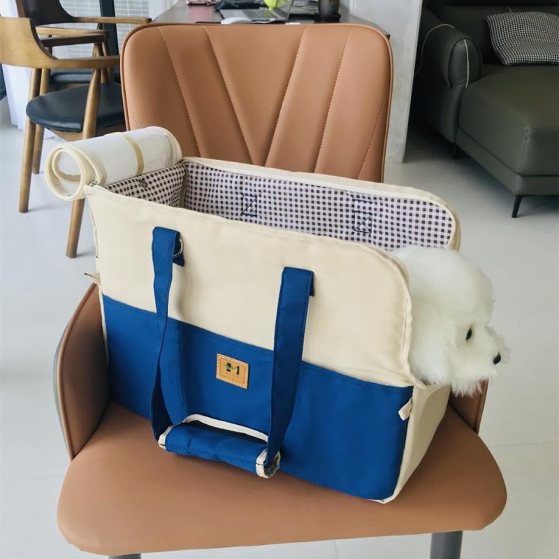 Haustiertragetasche, tragbare Ausgehtasche für Katzen und Hunde, atmungsaktive Tragetasche für Haustiere, Reisetasche für Kat