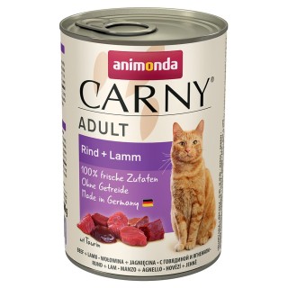 animonda Carny Adult 6 x 400 g - Rind & Lamm