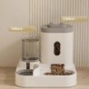 Automatischer Futternapf für Katzen und Hunde, mit Wasserbrunnen, großer Kapazität, erhöhter Ständer, Schüssel, Schüssel für