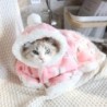Warmer Haustier-Schal-Pyjama für Herbst und Winter sowie samtverdickte Flanell-Katzendecke, kleine Hundedecke, Hundesteppdeck